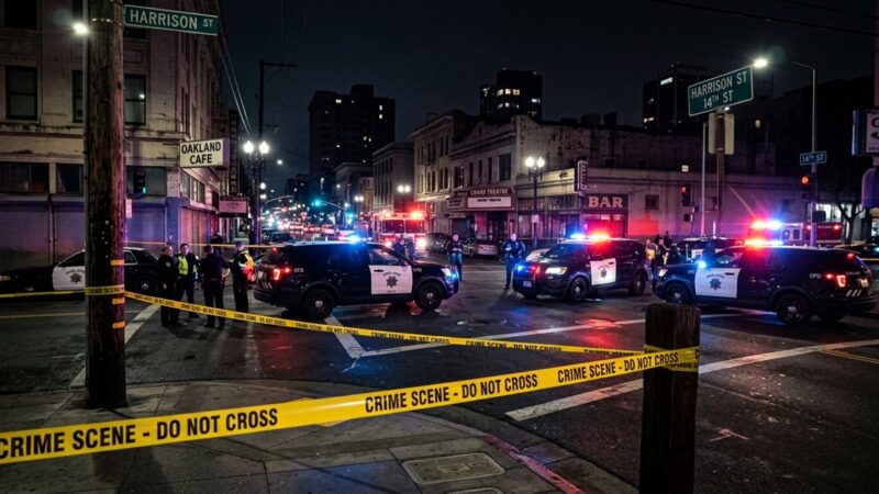 Fusillade à Oakland : une femme meurt après avoir été blessée par balle en plein centre-ville